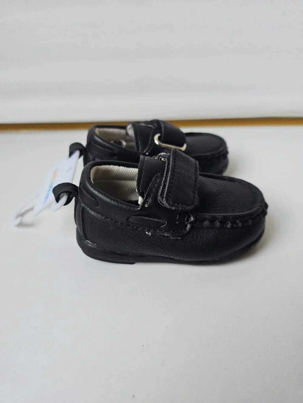 Tender Toes Black Baby Loafers Dress Shoes Size 3 NWT
